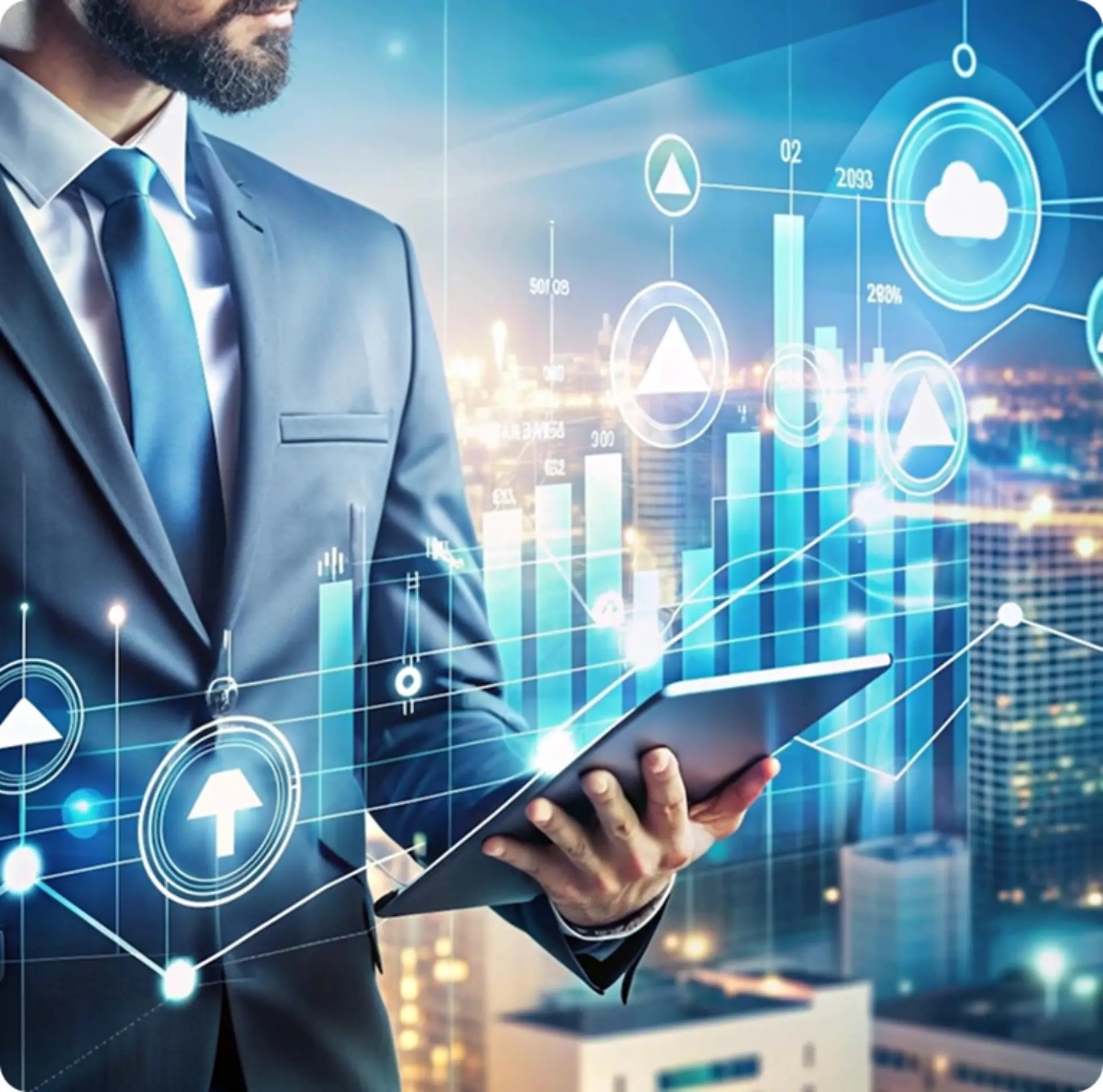 Business systems integration for improved business intelligence and connected data